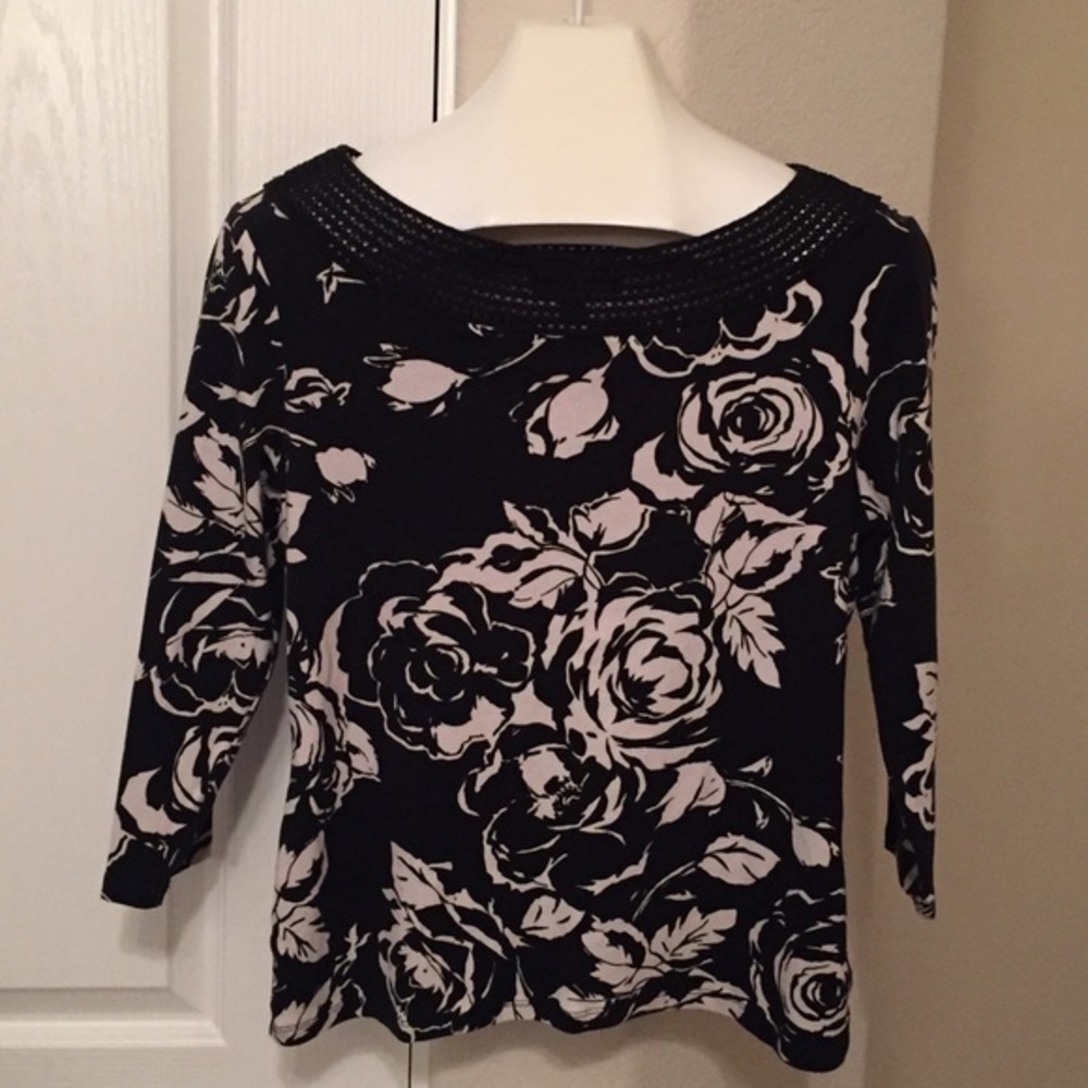 Lauren by Ralph Lauren floral print top
